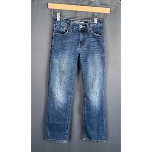 Kids BKE Conner Bootcut Jeans Blue Denim Size 8 Bootleg Style